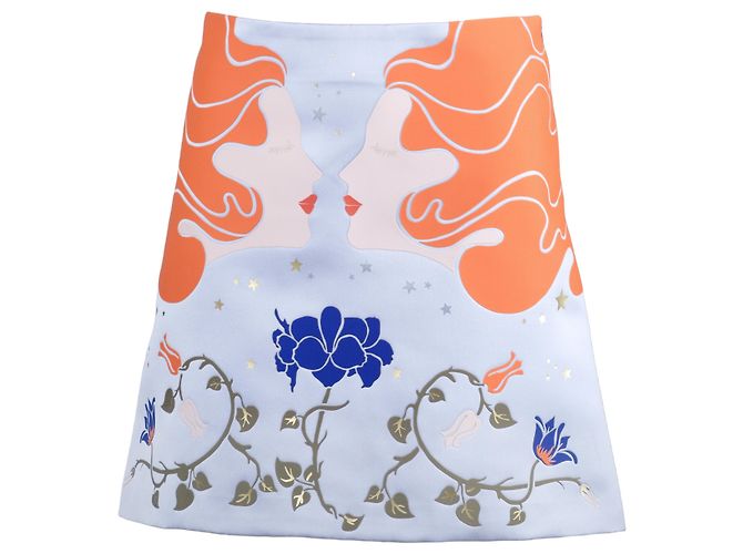 Autre Marque Set Giacca e Gonna Floreale Blu Vivetta Marrone chiaro - vista 13