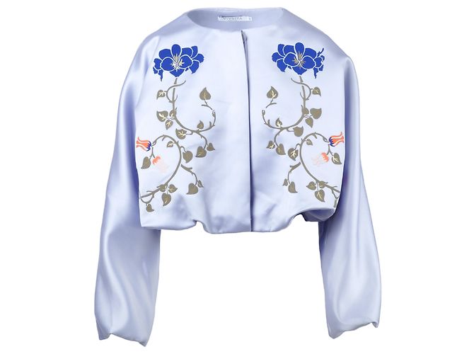 Autre Marque Set Giacca e Gonna Floreale Blu Vivetta Marrone chiaro - vista 4