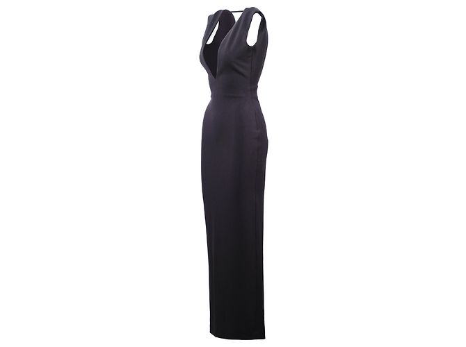 Autre Marque Schwarzes Maxi-Kleid Solace London - Ansicht 2