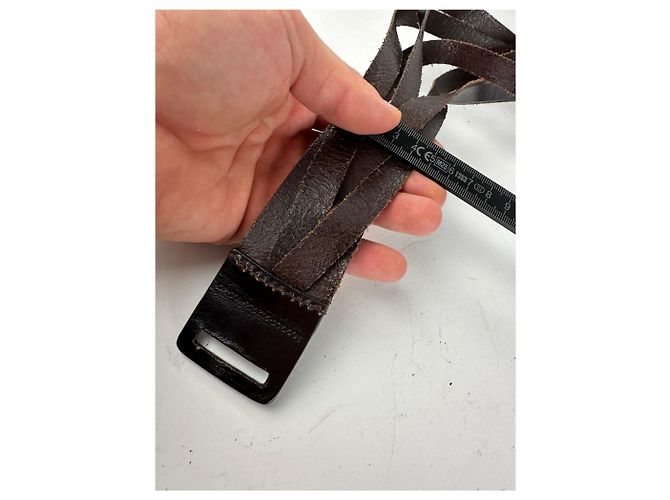 Vintage Gucci gewickelter Leder Gürtel Braun - Ansicht 10