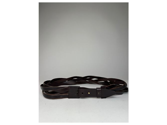 Vintage Gucci gewickelter Leder Gürtel Braun - Ansicht 11