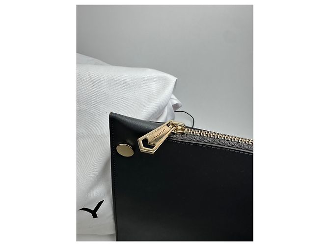 Vintage Givenchy Antigona Leder Clutch Anthrazit Anthrazitgrau - Ansicht 3