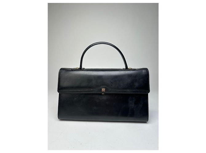Vintage Givenchy Lederhandtasche Schwarz - Ansicht 13