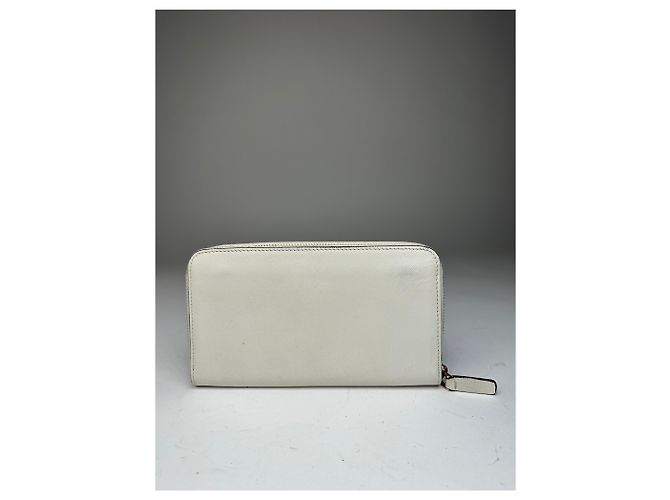 Vintage Marni Zippy Leather wallet White - view 11