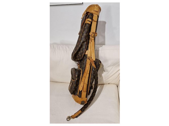Louis Vuitton Monogram Golf Bag Brown - view 6