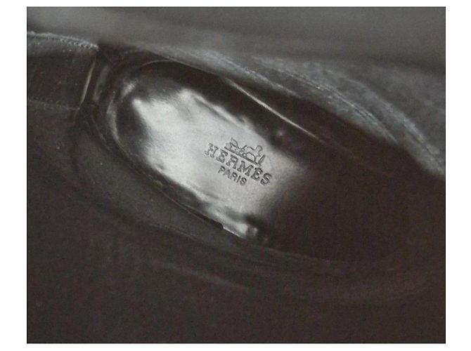 Botas Jumping de Cuero Negro Hermès - vista 7