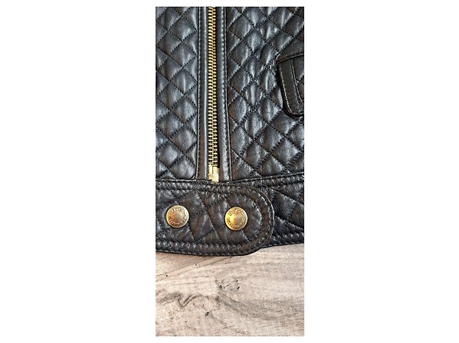 Chaqueta de Cuero Acolchada D&G Negro - vista 5