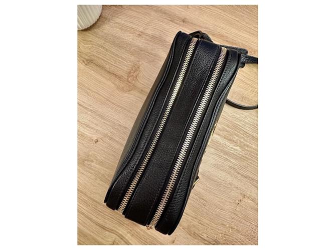 Borsa a tracolla Prada in pelle nera Nero - vista 12