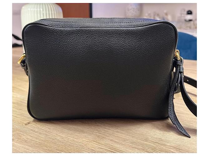Borsa a tracolla Prada in pelle nera Nero - vista 13
