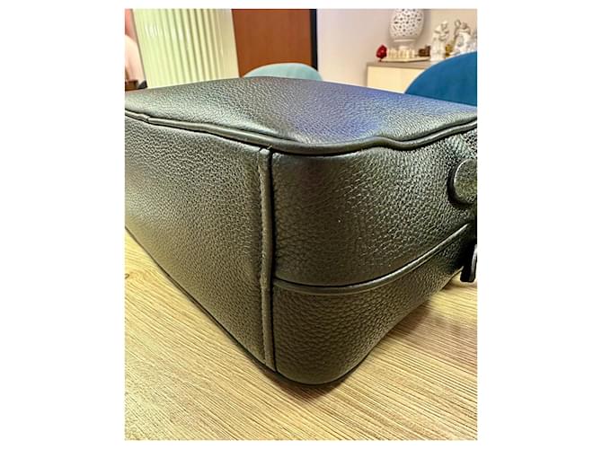 Borsa a tracolla Prada in pelle nera Nero - vista 16
