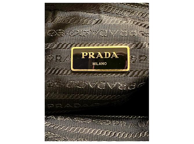 Borsa a tracolla Prada in pelle nera Nero - vista 17