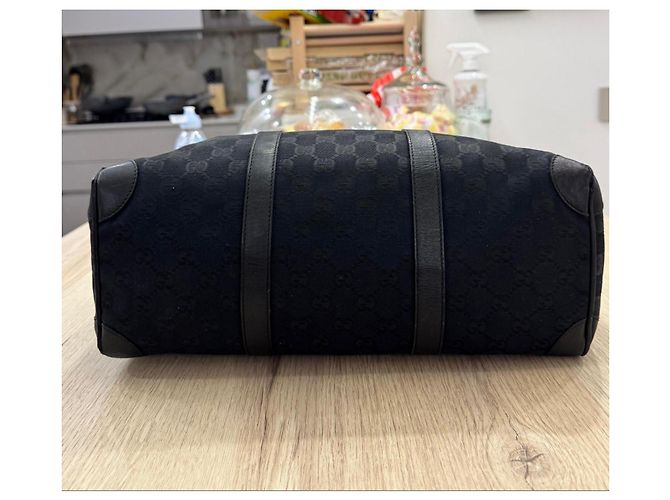 Borsa a mano Gucci in tela GG nera Nero - vista 11