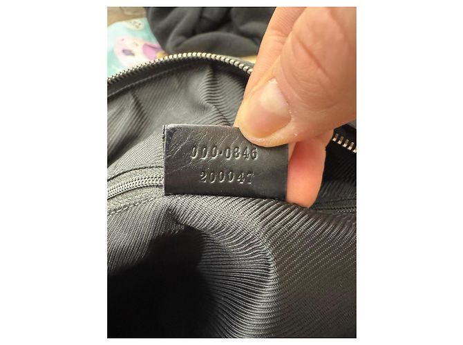 Borsa a mano Gucci in tela GG nera Nero - vista 14
