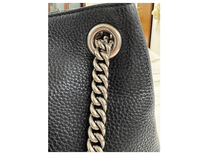 Borsa Gucci soho in pelle nera con borchie limited edition Nero - vista 12