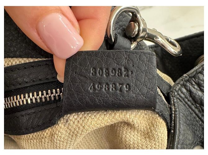 Borsa Gucci soho in pelle nera con borchie limited edition Nero - vista 18