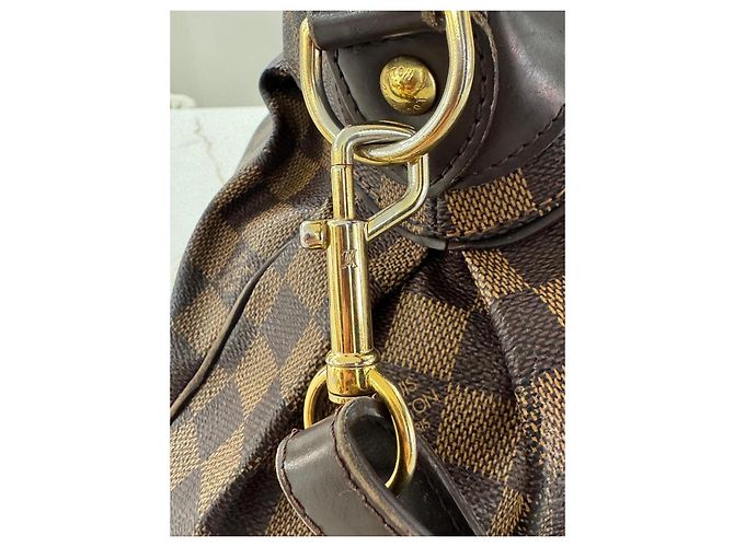 Borsa Louis Vuitton Trevi Damier Ebene Marrone - vista 12