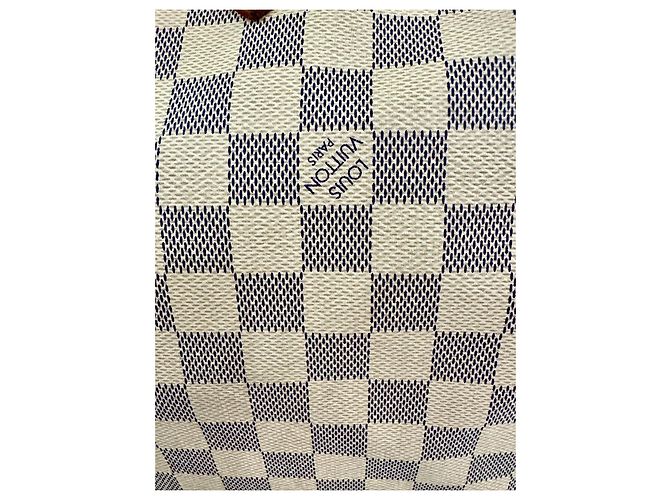 Bolsa Louis Vuitton Speedy 35 em lona Damier Azur Fora de branco - vista 6