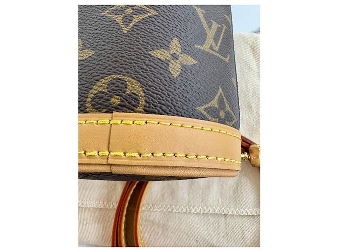 Borsa a tracolla Louis Vuitton fould me pouch Monogram Marrone Monogramma - vista 13