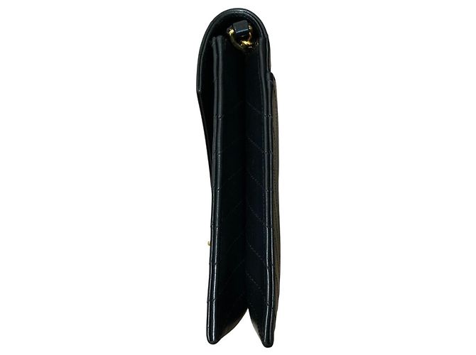 Borsa a Spalla Cassandra V-Stitch con Catena Yves Saint Laurent Nero - vista 5