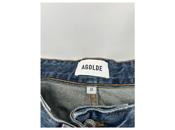 Jeans Agolde Vana blu in cotone Taglia 33 - vista 3