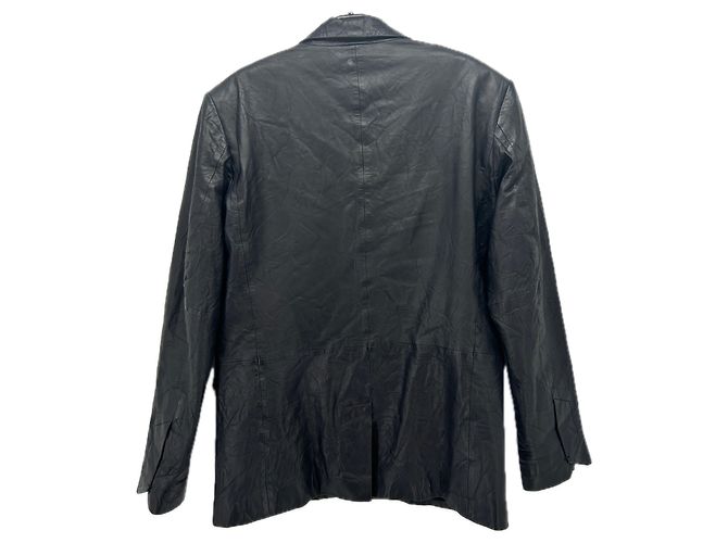 Zadig & Voltaire Lederjacke Schwarz Größe 46 - Ansicht 2