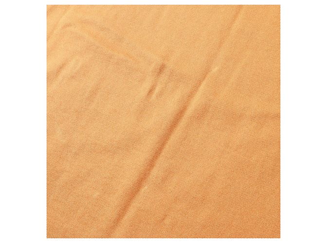 Vestido de seda H Logo de Hermès Castaño - vista 6