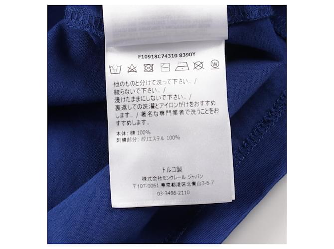 Top de algodón azul Moncler - vista 4