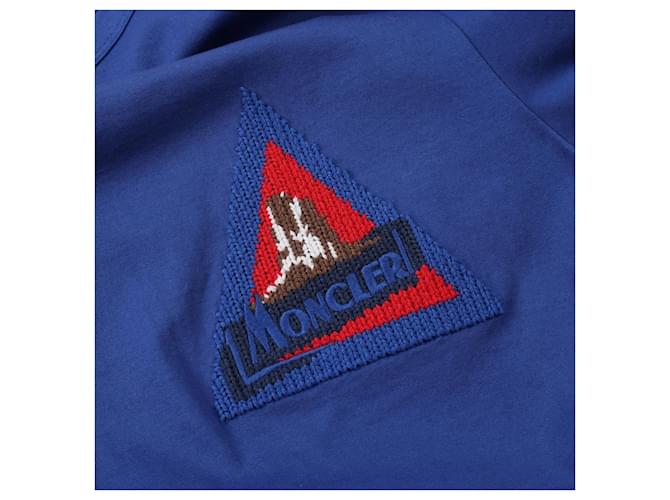 Top de algodón azul Moncler - vista 5