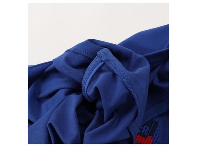 Top de algodón azul Moncler - vista 8