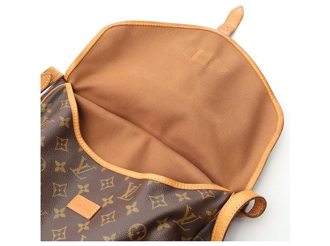 Borsa a Spalla Saumur 30 Monogram Louis Vuitton Marrone - vista 8