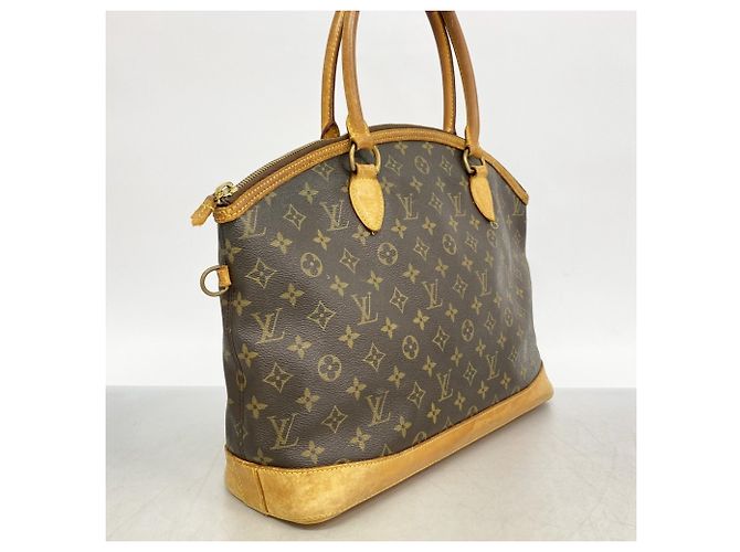 Borsa a mano orizzontale Lockit Monogram Louis Vuitton Marrone - vista 2