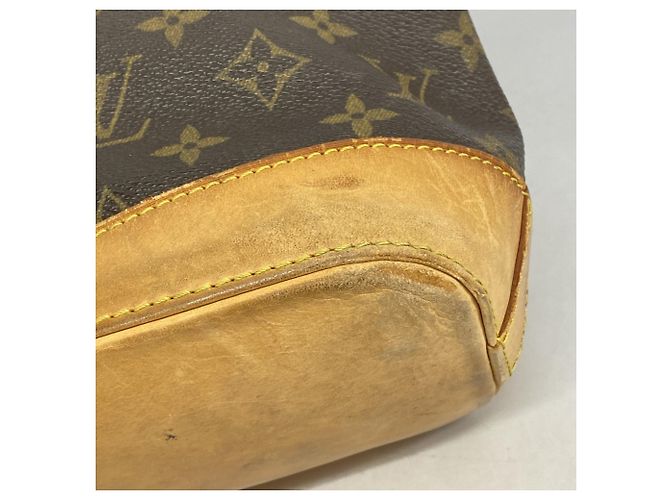 Borsa a mano orizzontale Lockit Monogram Louis Vuitton Marrone - vista 7