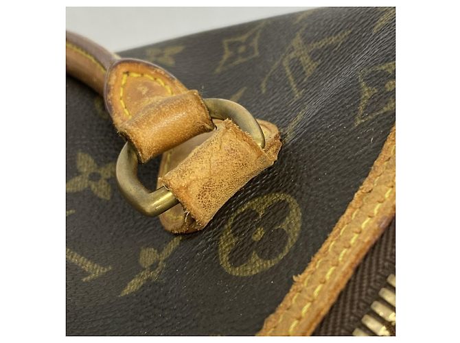 Borsa a mano orizzontale Lockit Monogram Louis Vuitton Marrone - vista 8