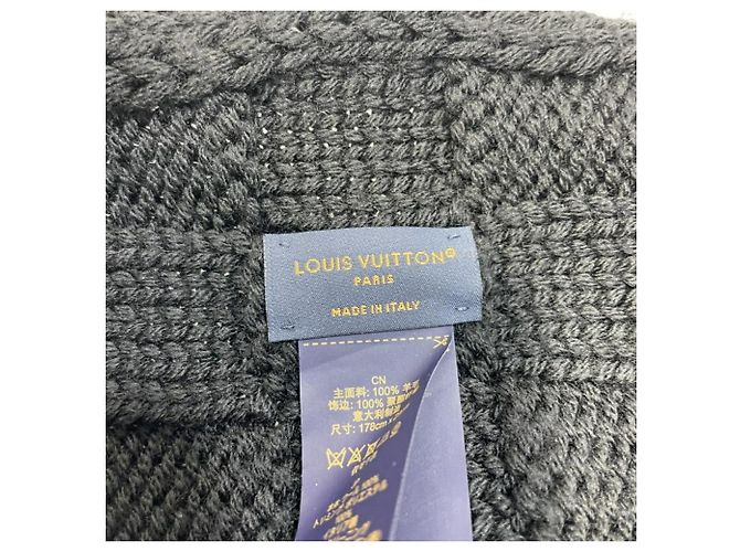 Sciarpa Snug Damier Heritage Louis Vuitton Nero - vista 9