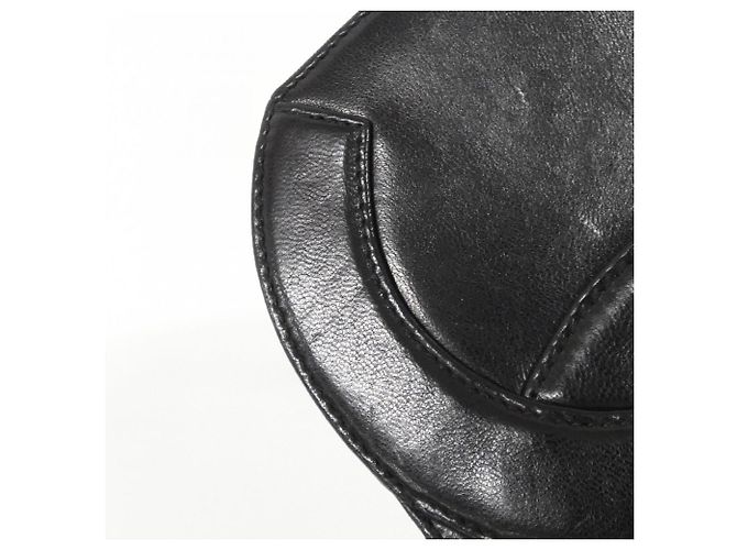 Borsa a spalla in pelle nera Chanel Nero - vista 4