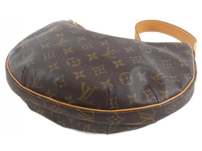 Borsa a Spalla Monogram Croissant MM Louis Vuitton Marrone - vista 2