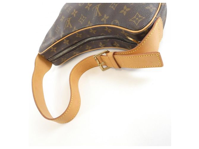 Borsa a Spalla Monogram Croissant MM Louis Vuitton Marrone - vista 5