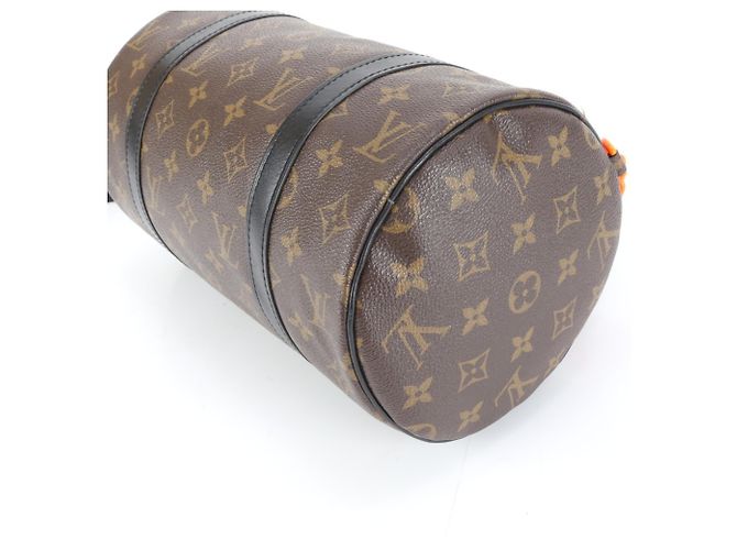 Borsa a Spalla Mini Polochon Monogram Solar Ray di Louis Vuitton Marrone Arancione Monogramma - vista 5