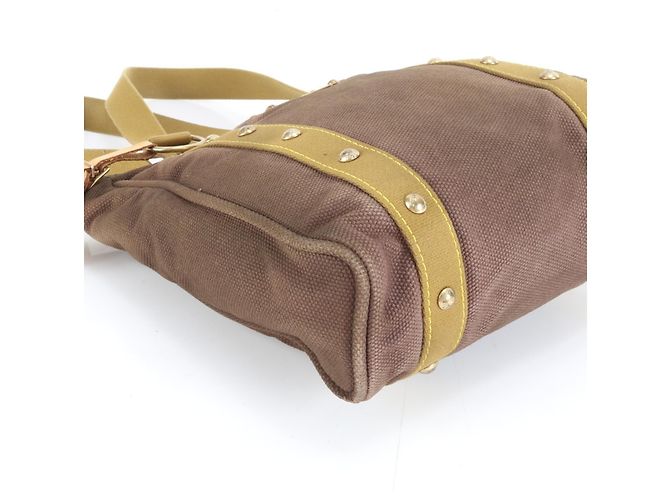 Borsa tote Cabas MM Antigua di Louis Vuitton Marrone - vista 4