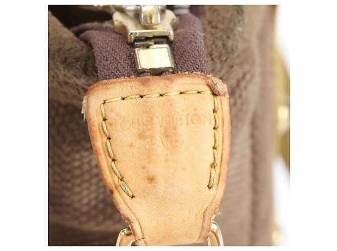 Borsa tote Cabas MM Antigua di Louis Vuitton Marrone - vista 8