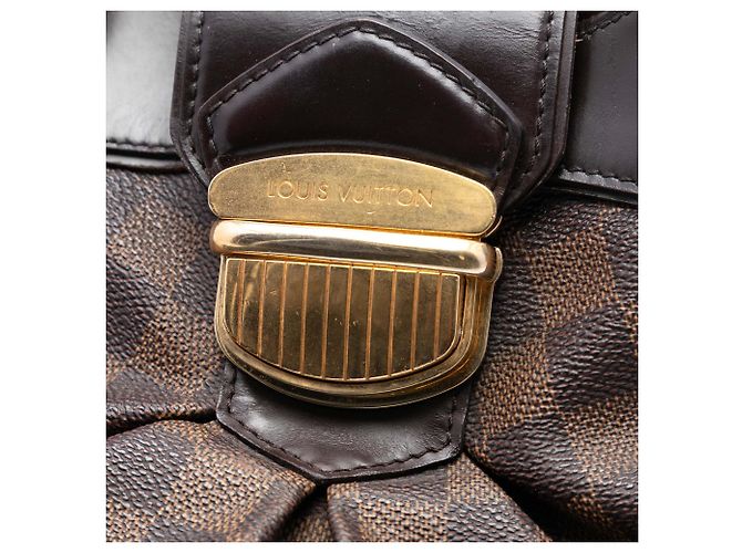 Louis Vuitton Marrone Damier Ebene Sistina PM - vista 5
