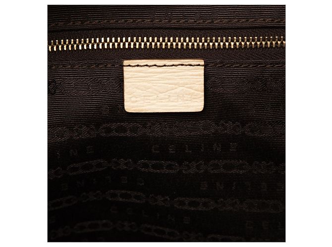 Céline Celine Braune Canvas Boogie Tasche mit Quaste - Ansicht 5
