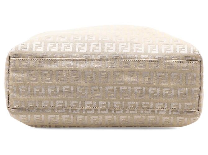 Fendi Braune Zucchino Canvas Tote Beige - Ansicht 3