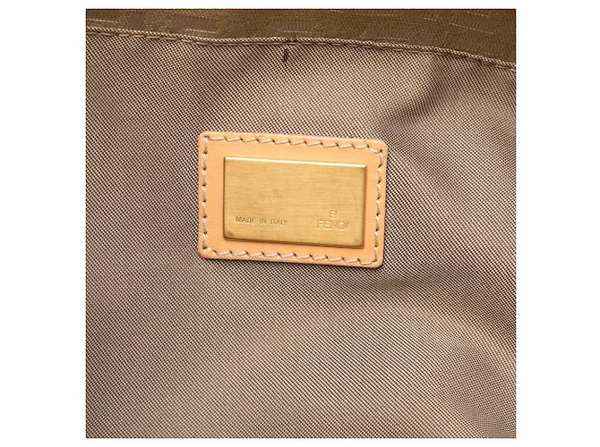 Fendi Braune Zucchino Canvas Tote Beige - Ansicht 5