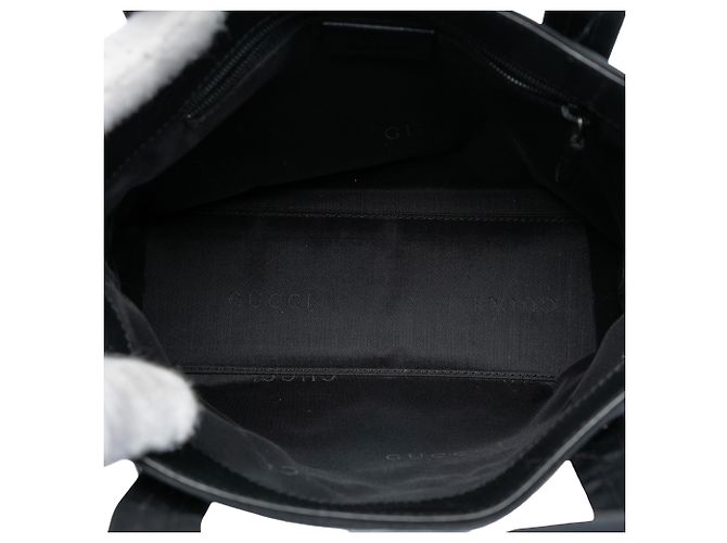 Gucci Black GG Canvas Handbag - view 4