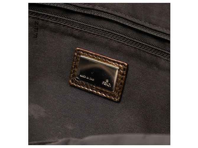 Fendi Braune Zucchino Canvas Tote - Ansicht 5