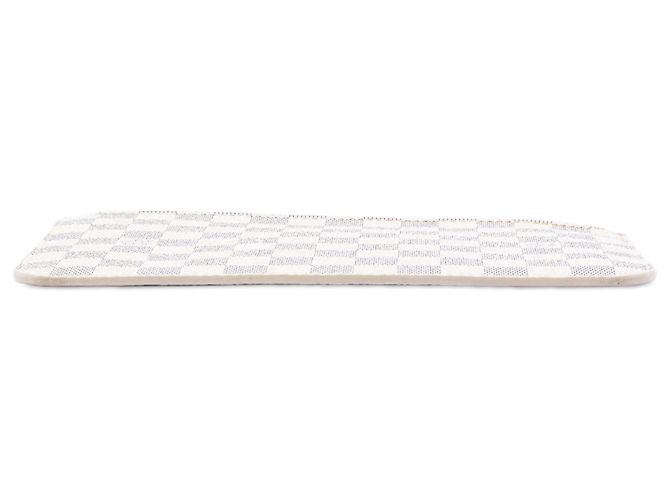 Pochette Louis Vuitton Neverfull MM Damier Azur Bianco - vista 3