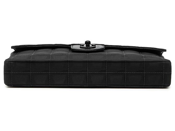 Chanel Nero Nuova Linea da Viaggio Nylon Est-Ovest Flap - vista 3