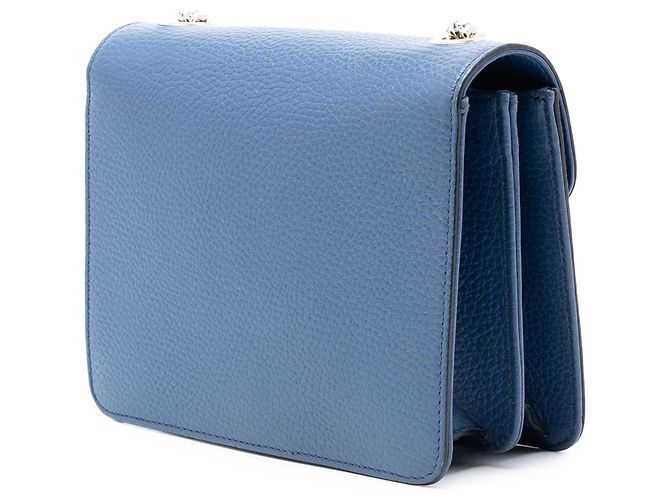 Gucci Blu Piccolo Dollar Pelle di Vitello Crossbody Interlocking G - vista 2