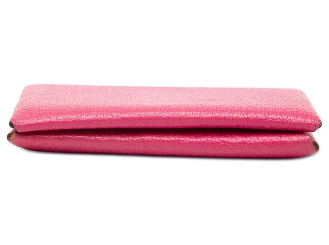 Hermès Pink Chevre Mysore Calvi Card Holder - view 3